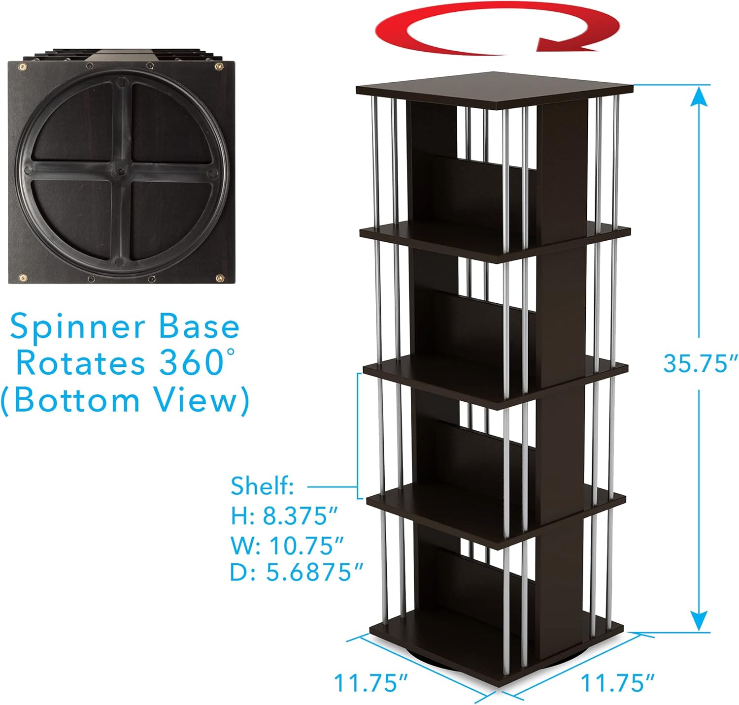 Espresso Media Storage Spinner I7256