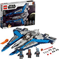 LEGO Star Wars Mandalorian Starfighter 544 Pieces Building Kit with 3 Minifigures K927010