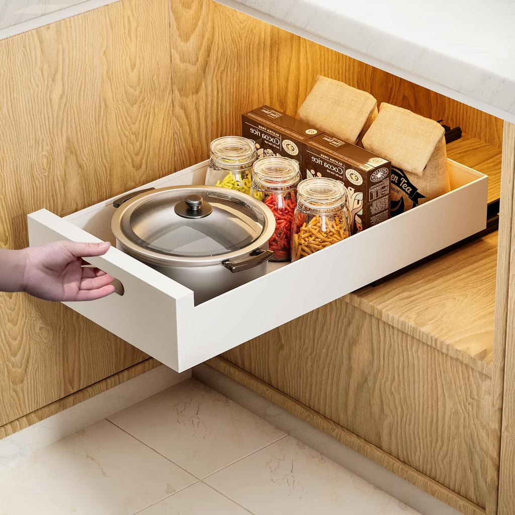 1 Pack 10-Inch Wide Carbon Steel Pull Out Cabinet Organizer D762177