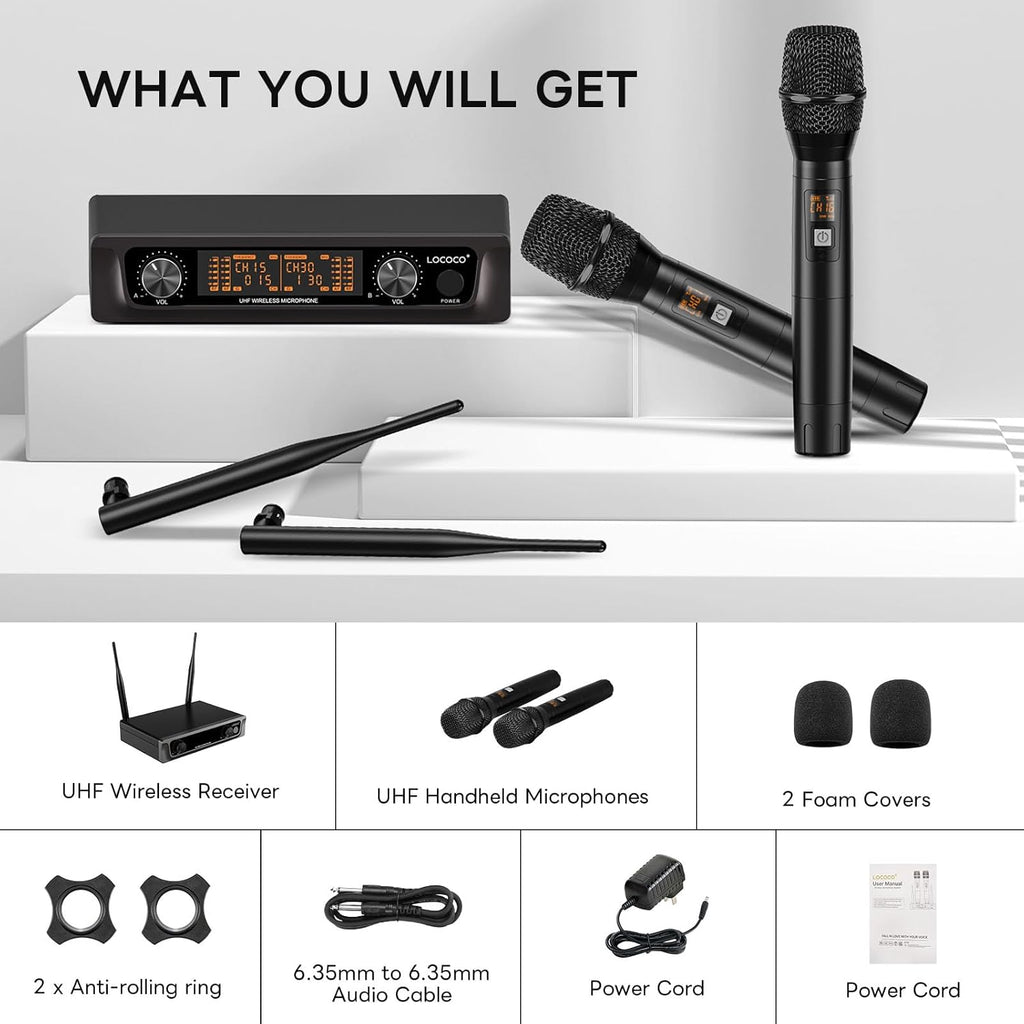 Metal Dual Wireless Microphone System V231