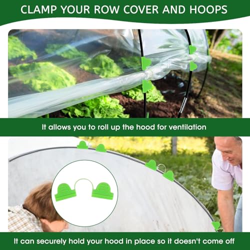 36pcs 4.3FT Rust-Free Steel Garden Hoops L3041
