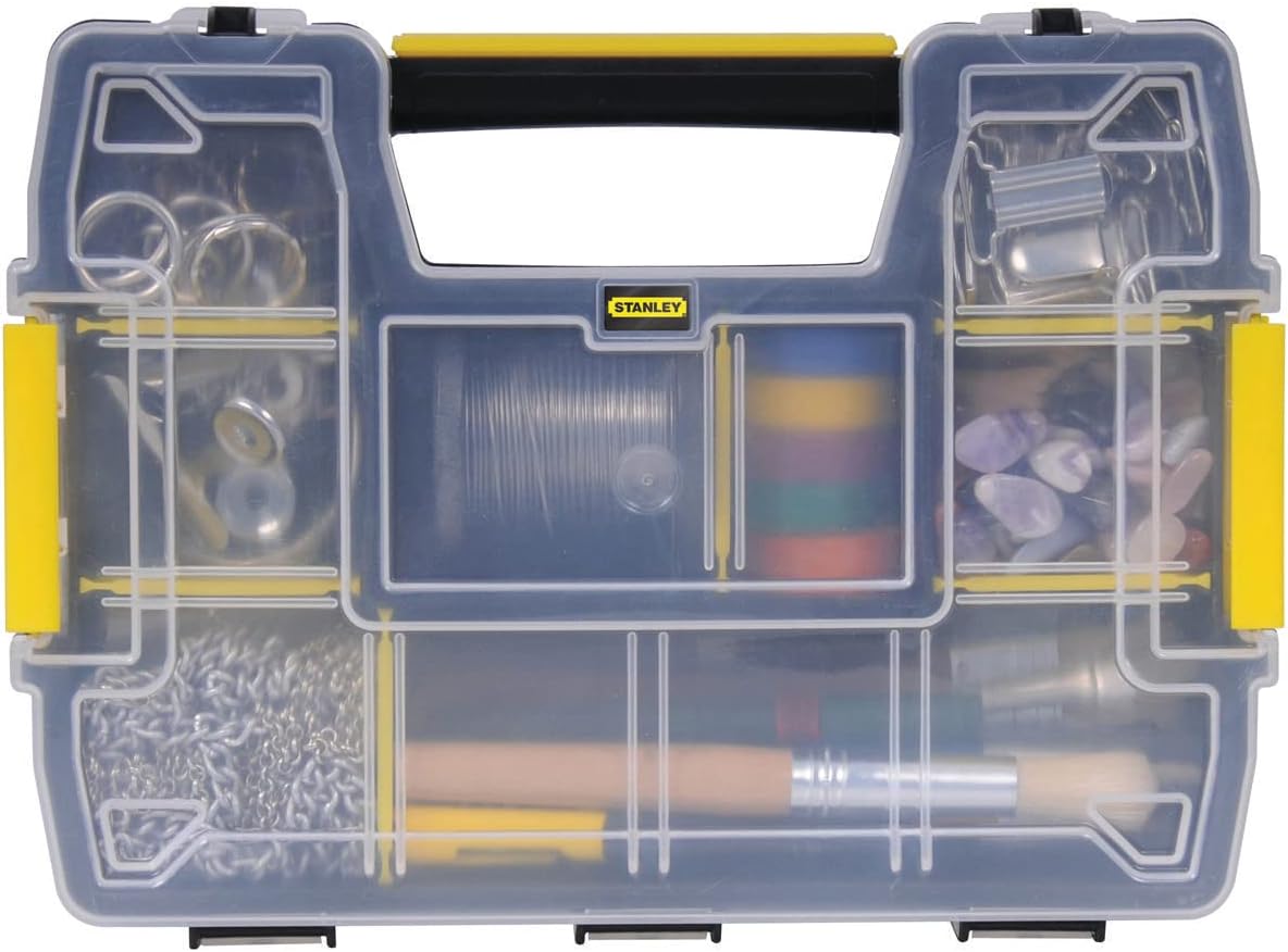 SortMaster Organizer Box With Dividers, Light, 1-Pack W378