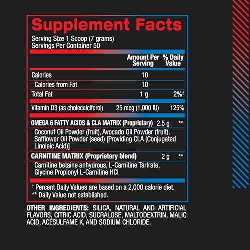 Non Stimulant Fat Burner Powder, 50 Servings, 12.34 oz T384