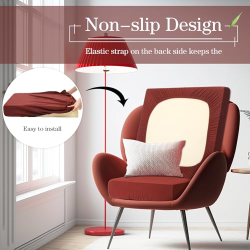 Set of 4 Waterproof Stretch Cushion Covers A38871