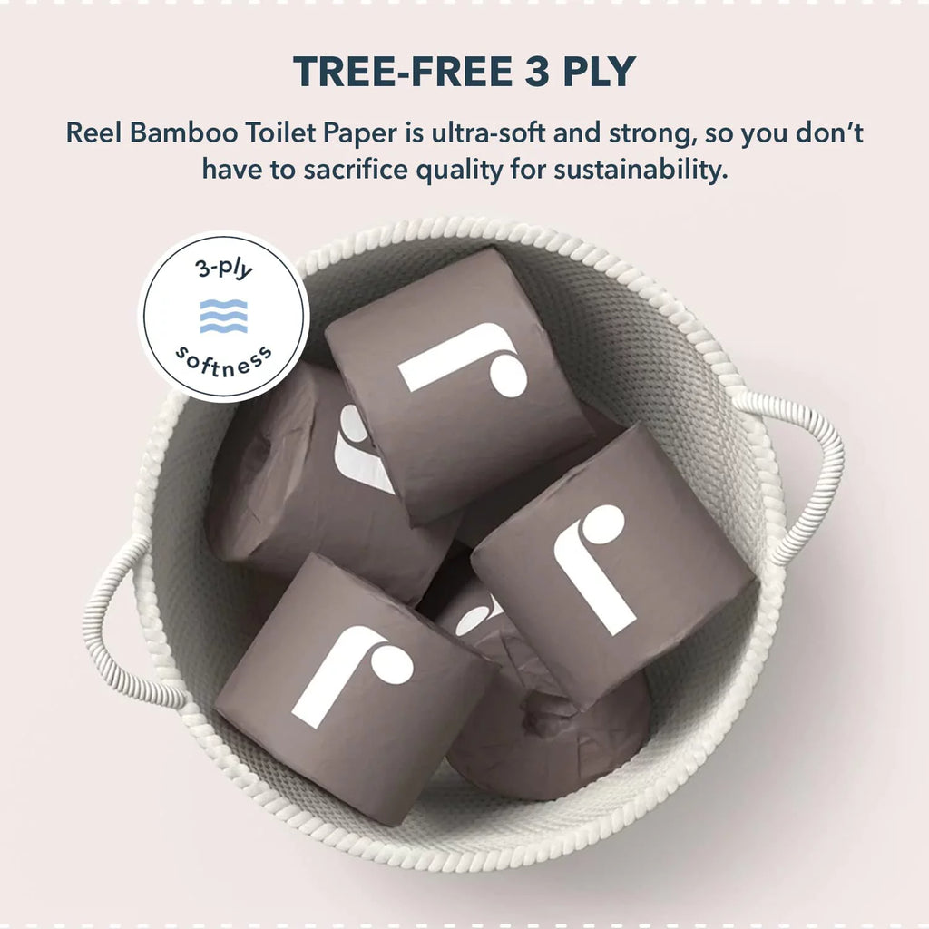 24 Rolls 3-Ply Bamboo Toilet Paper R5334