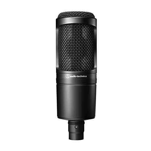 Black Cardioid Condenser Studio XLR Microphone, USB Audio Interface F9716
