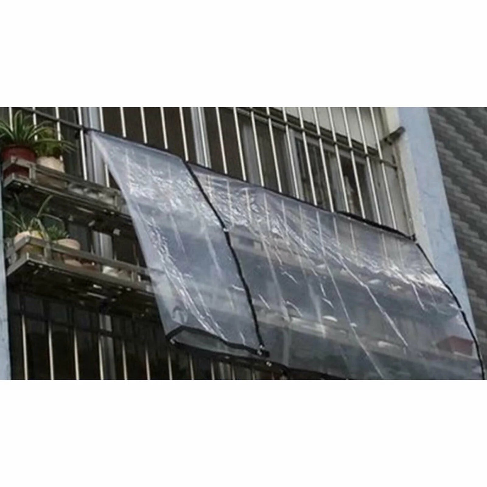 Clear Waterproof PVC Tarp Canopy 0.5mm B1934