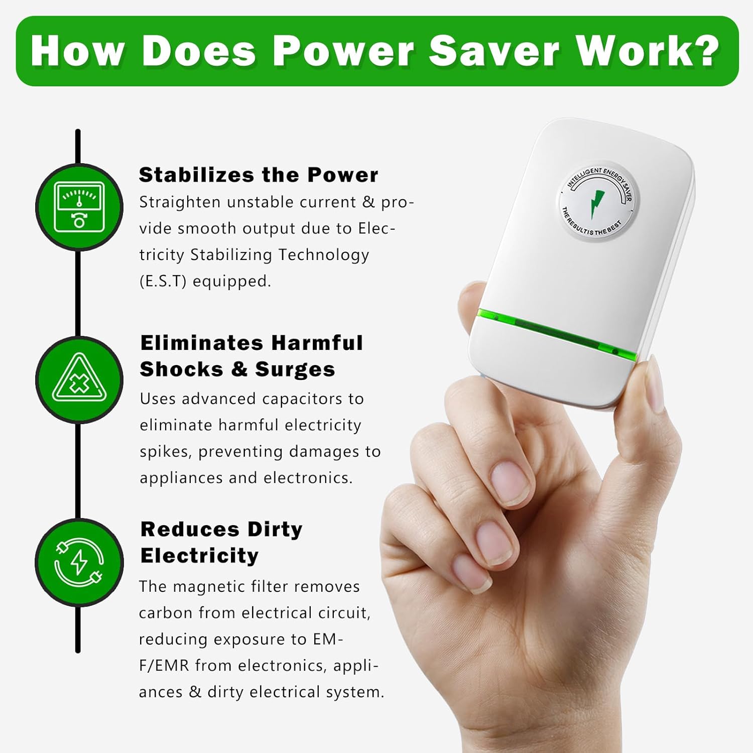 Energy Saving Device US Plug 90V-250V 30KW (6 PCS) Y58354