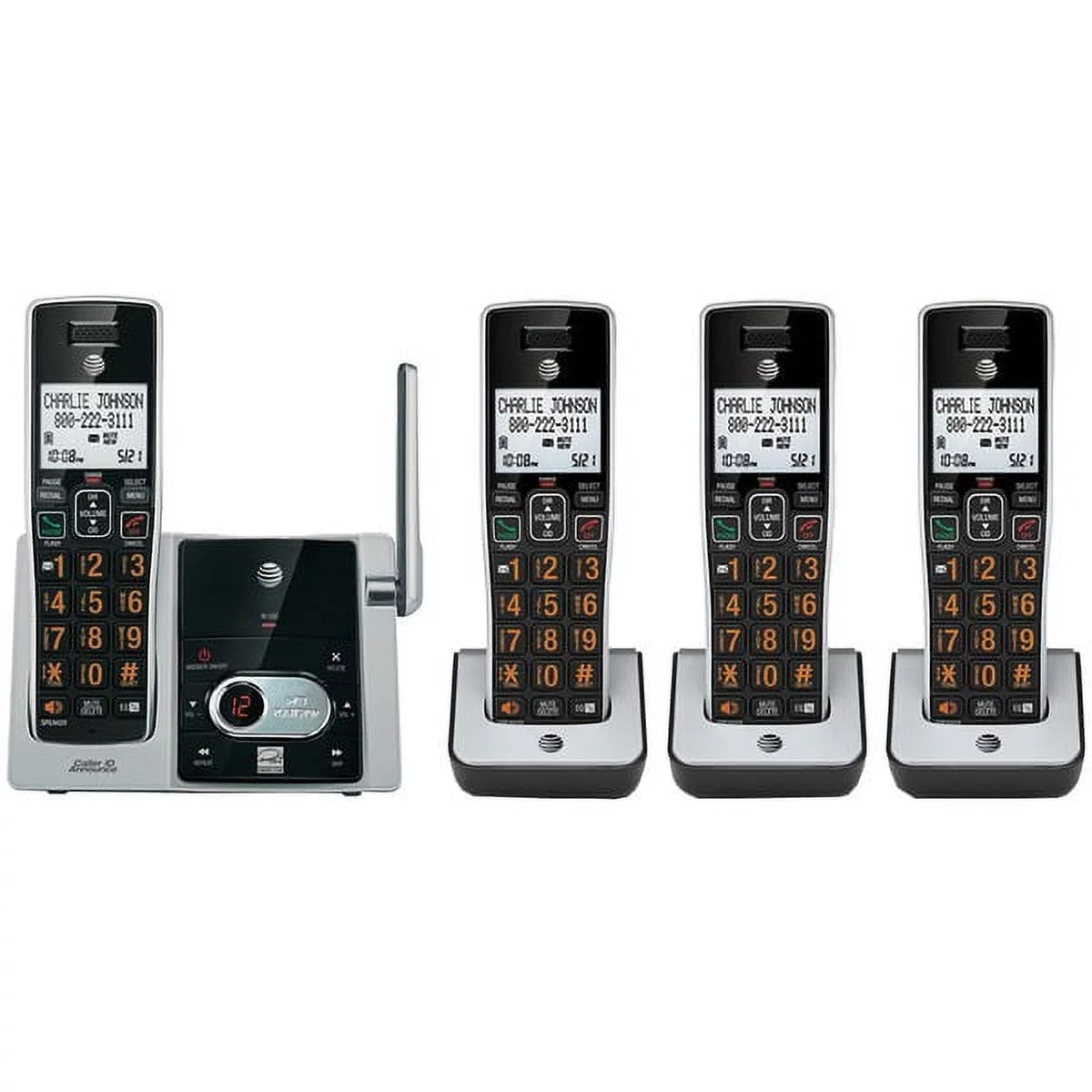 DECT 6.0 Cordless Answering System with Caller ID (4-handset system) N893891