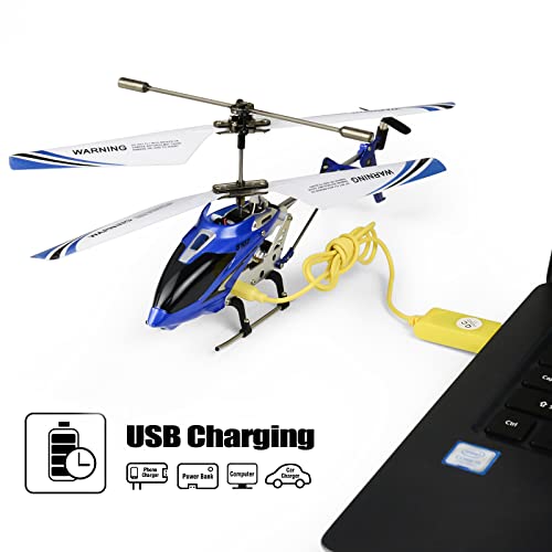 Blue 3.5 Channel Mini RC Helicopter M7215