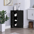 Free Standing Corner Storage Cabinet with Doors and Shelves Q901017