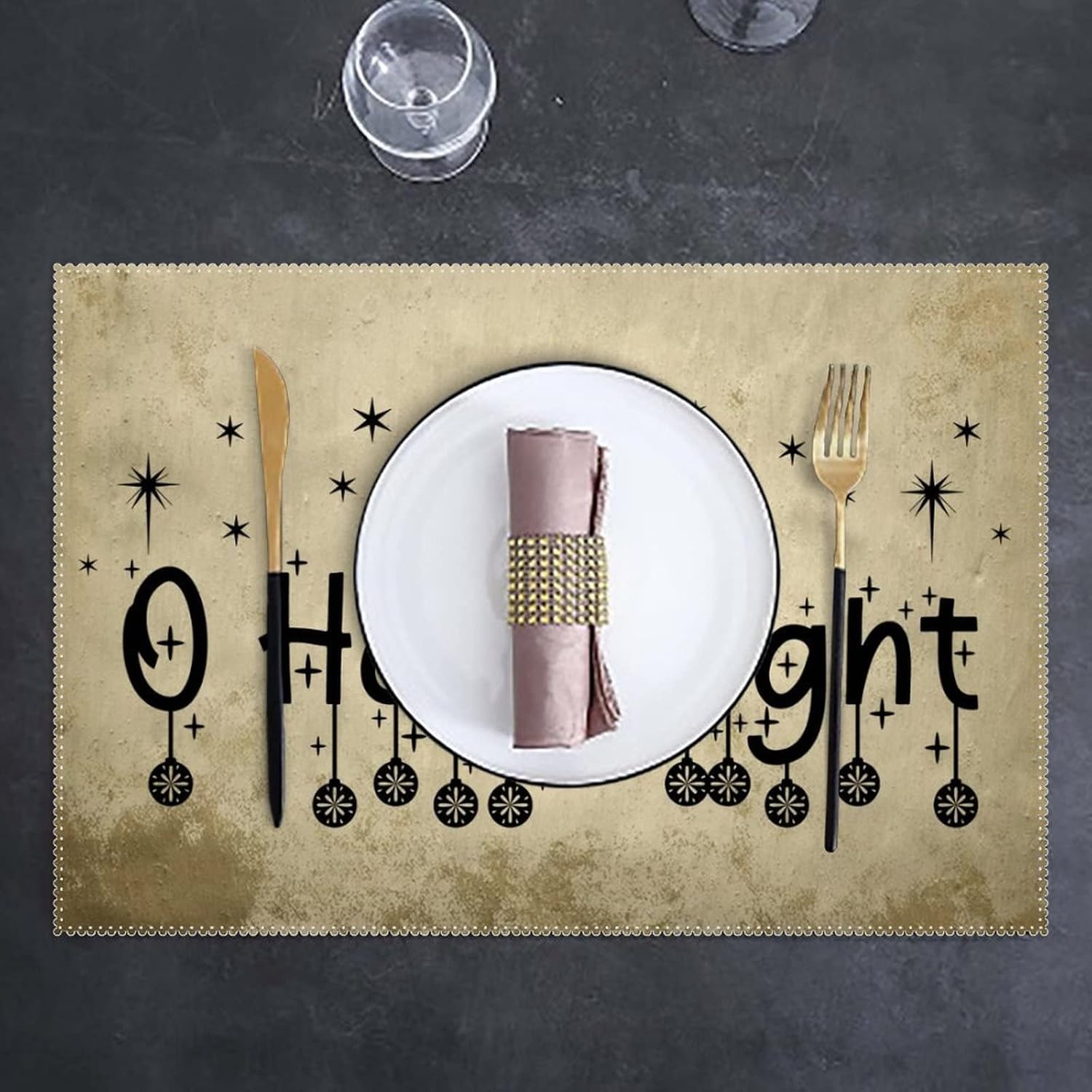 6 PCS Non-Slip Heat-Resistant Placemats U870038