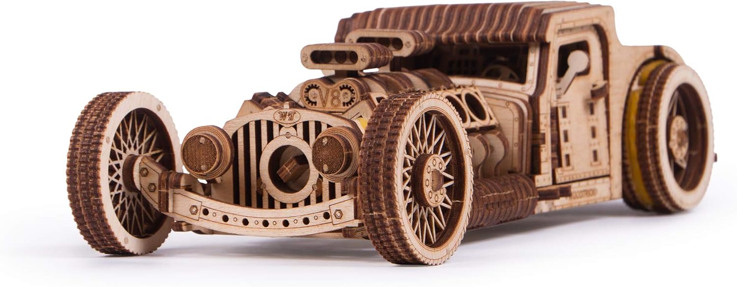Wooden Model Car Kit Pack of 2 X705068
