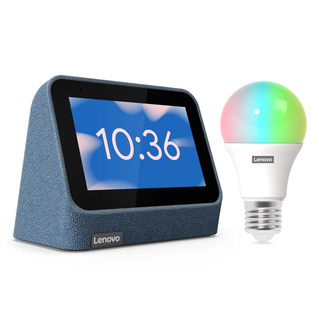 Blue Smart Clock with Color Smart Bulb A6635