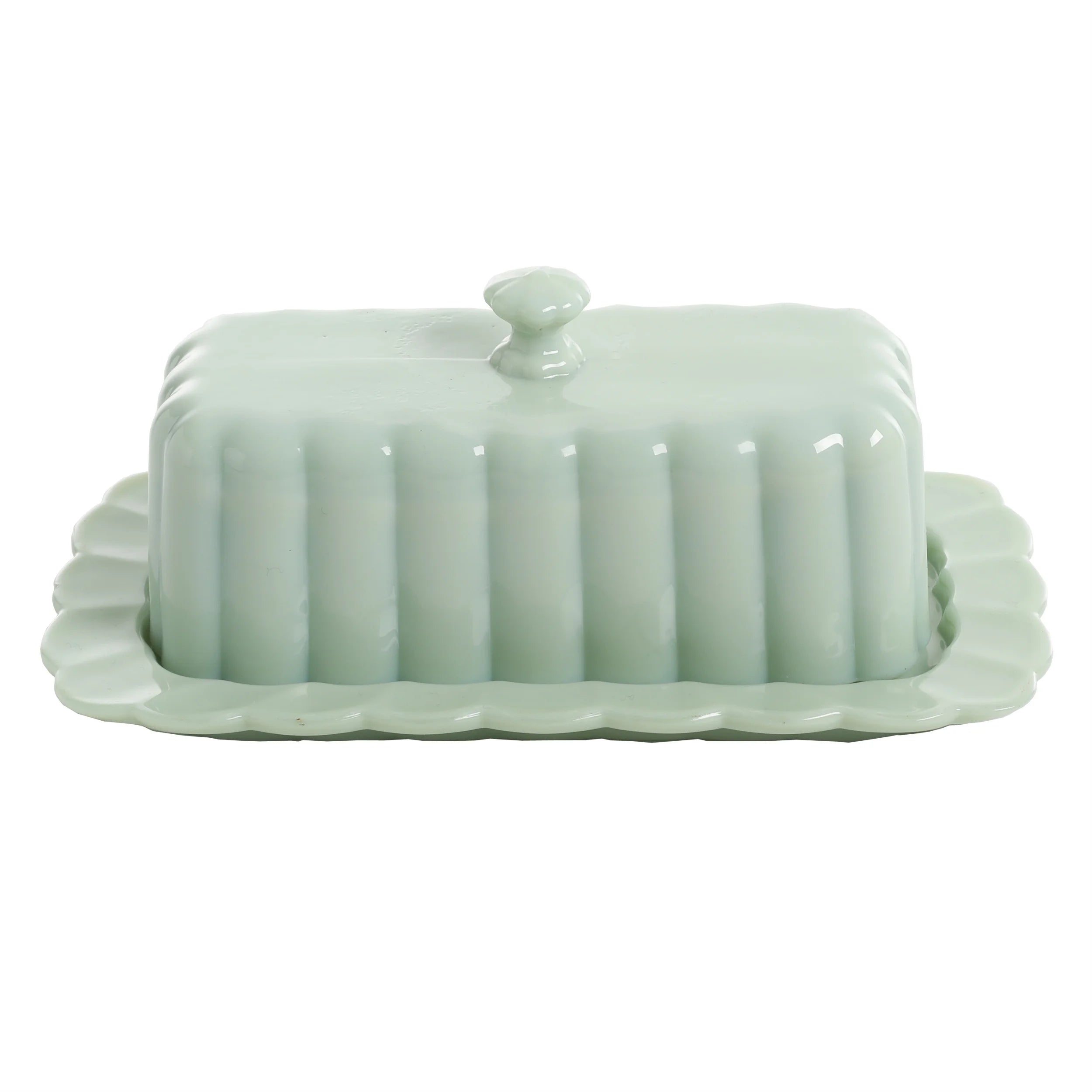 3-Piece Glass Sugar Bowl Creamer & Butter Dish Set N365723