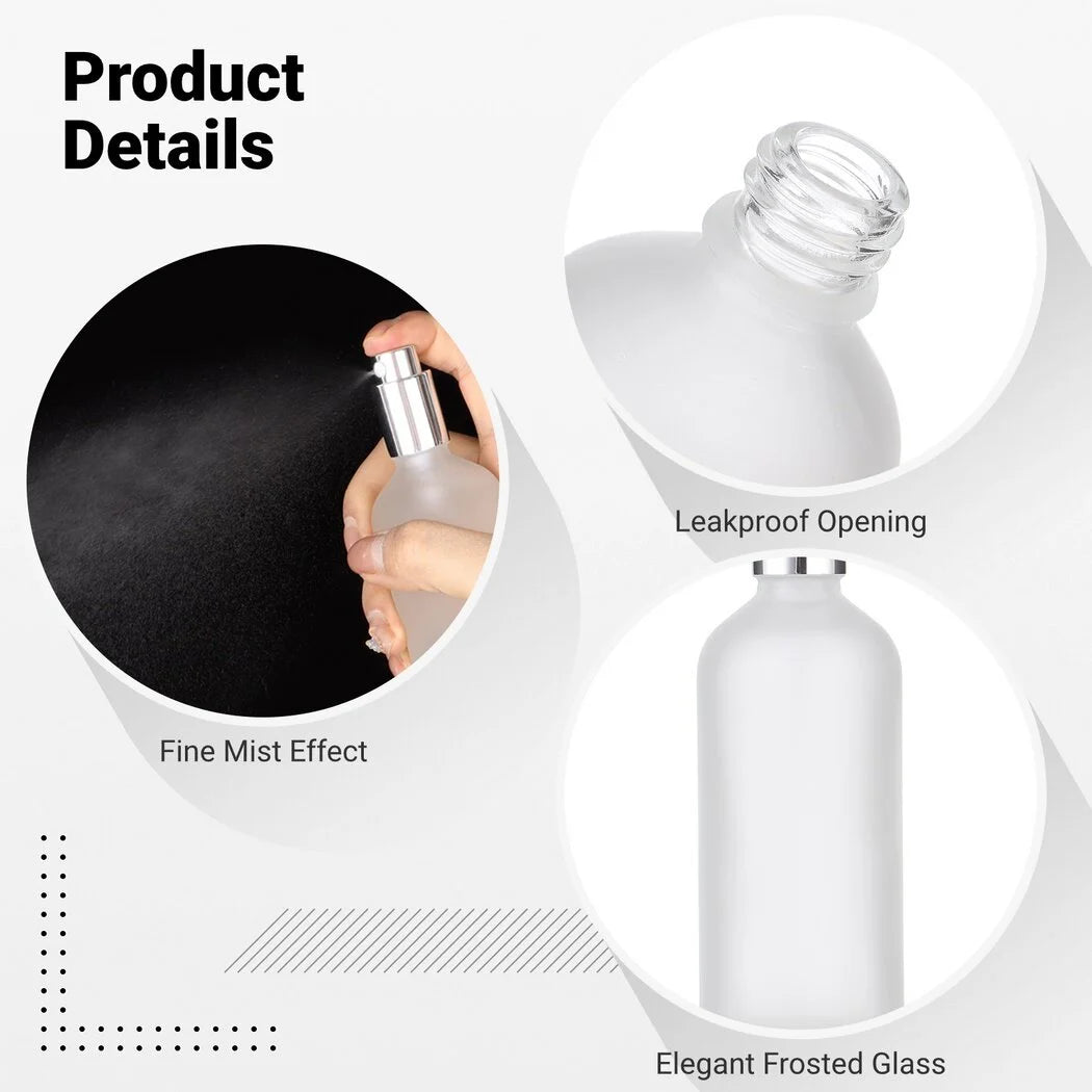 20 Pcs 3.4 oz Empty Glass Spray Bottles C915