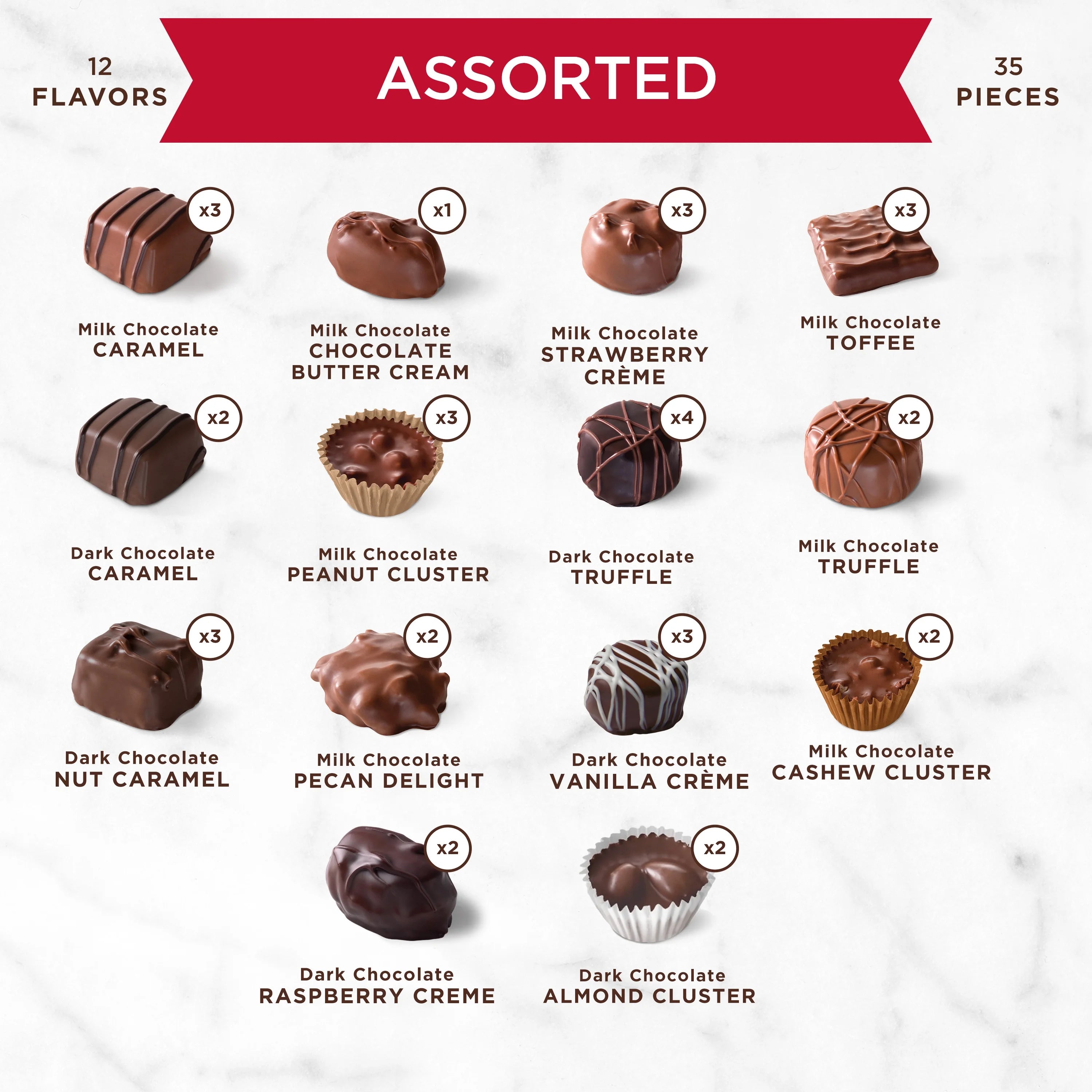 20.1 oz Assorted Milk & Dark Chocolate Gift Box S785721