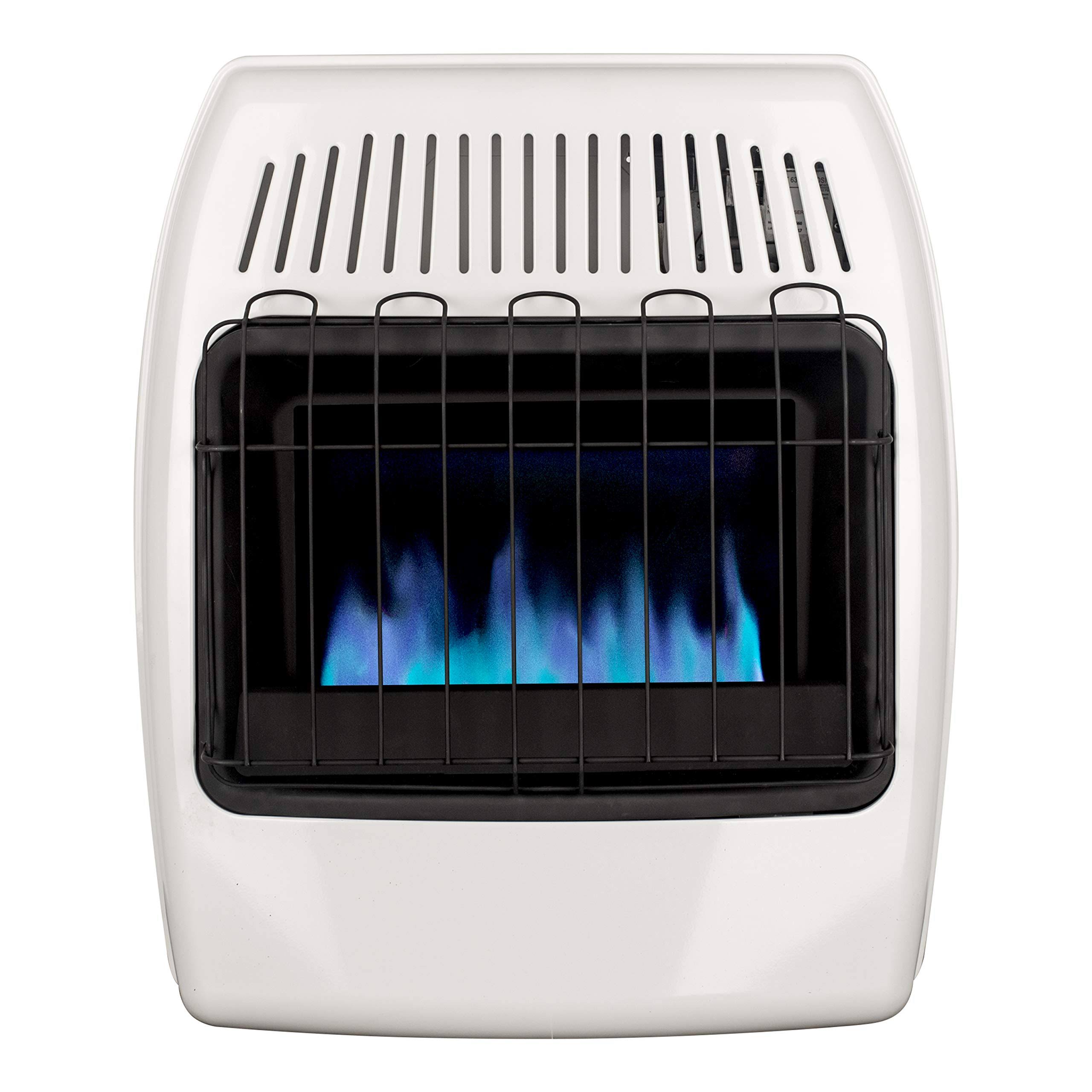 20,000 BTU Blue Flame Vent Free Liquid Propane Wall Heater V9642