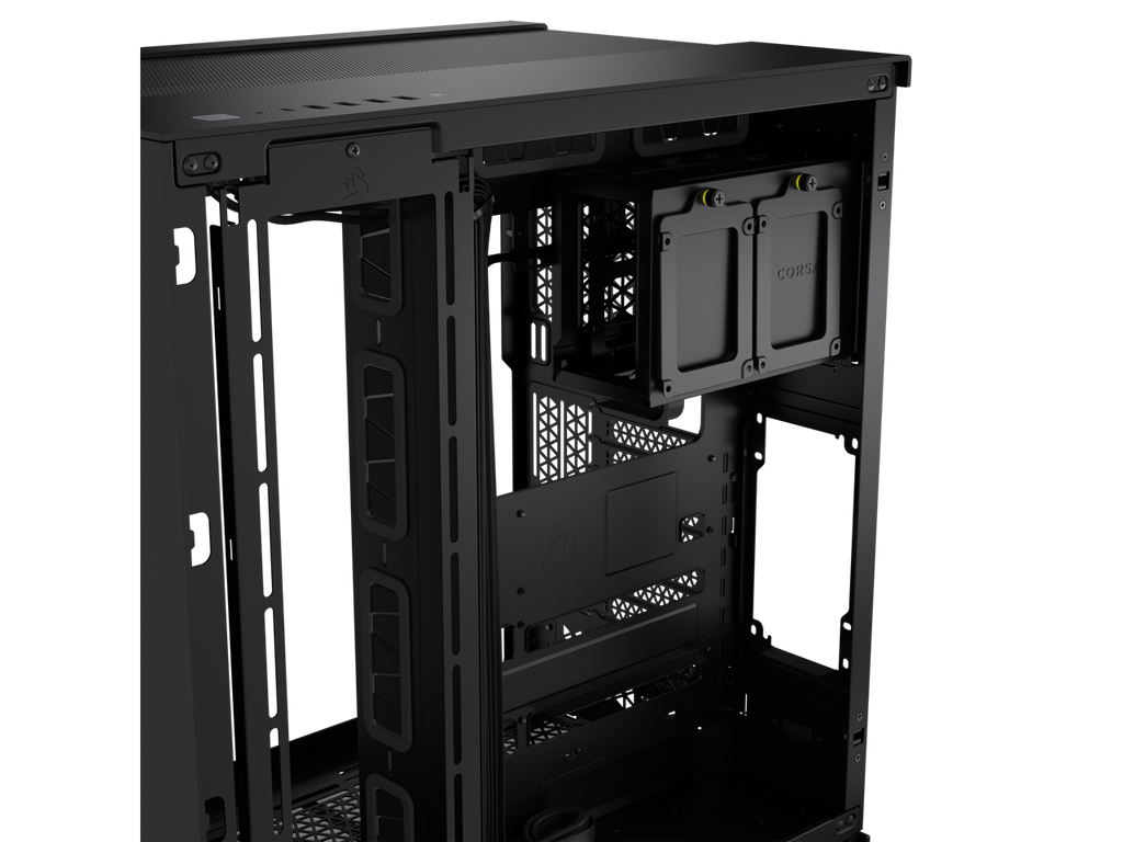 Black Super Mid-Tower Tempered Glass Airflow Case Q33087