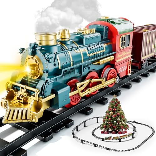 Train Set with Smokes Lights and Sound Electric Track Trains K1076