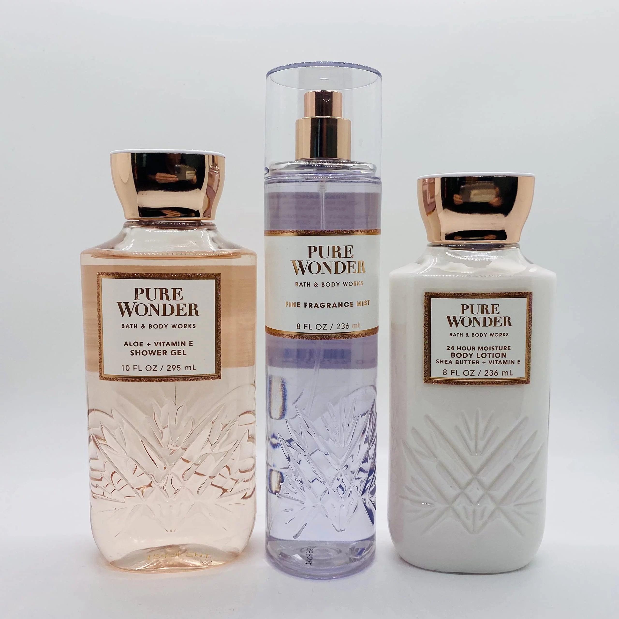 3 pc Bundle Trio Shower Gel, Fine Fragrance Mist and Body Lotion I9491