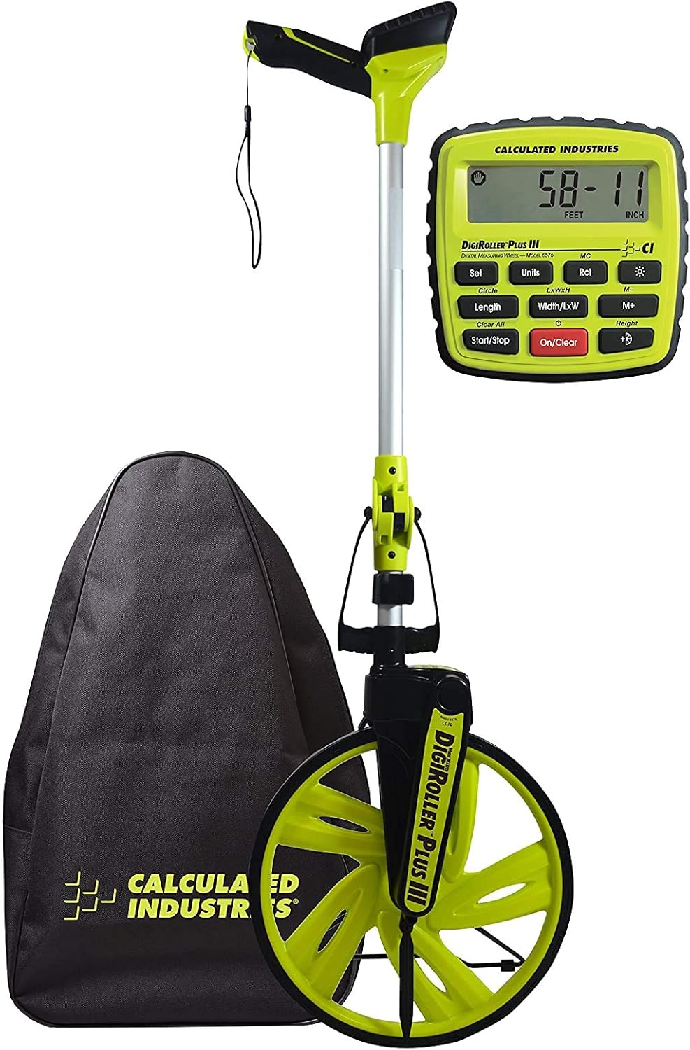 12.5 Inch Electronic Distance Measuring Wheel with Large Backlit Digital Display Y769
