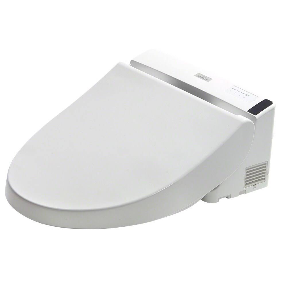 Cotton White Elongated Bidet Toilet Seat I9725