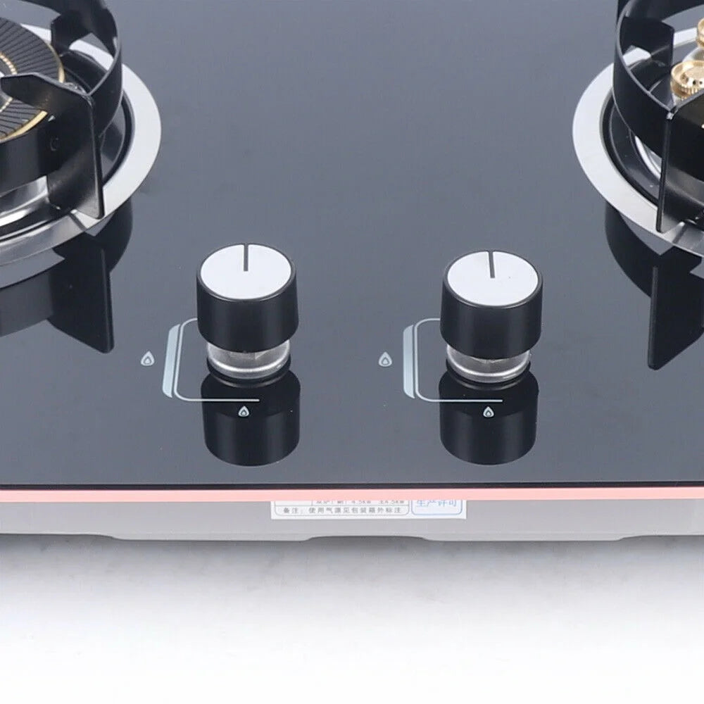 2-Burner Built-In Gas Cooktop with Tempered Glass S495944