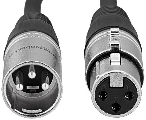 Black Cardioid Condenser Studio XLR Microphone, USB Audio Interface F9716