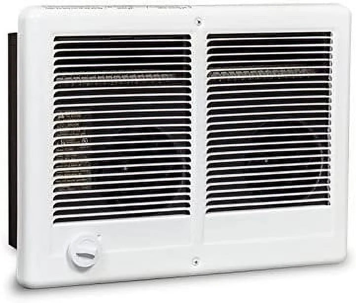 White Twin Electric Wall Heater with Thermostat M268467