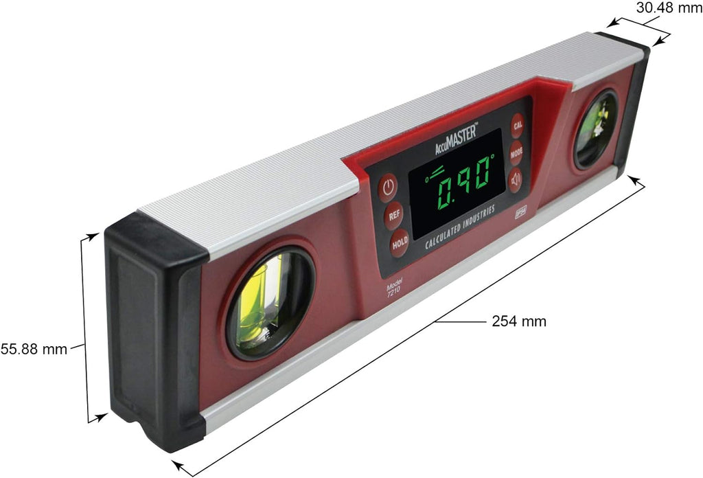 Digital Torpedo Level and Protractor with Neodymium Magnets and LED Display V18542