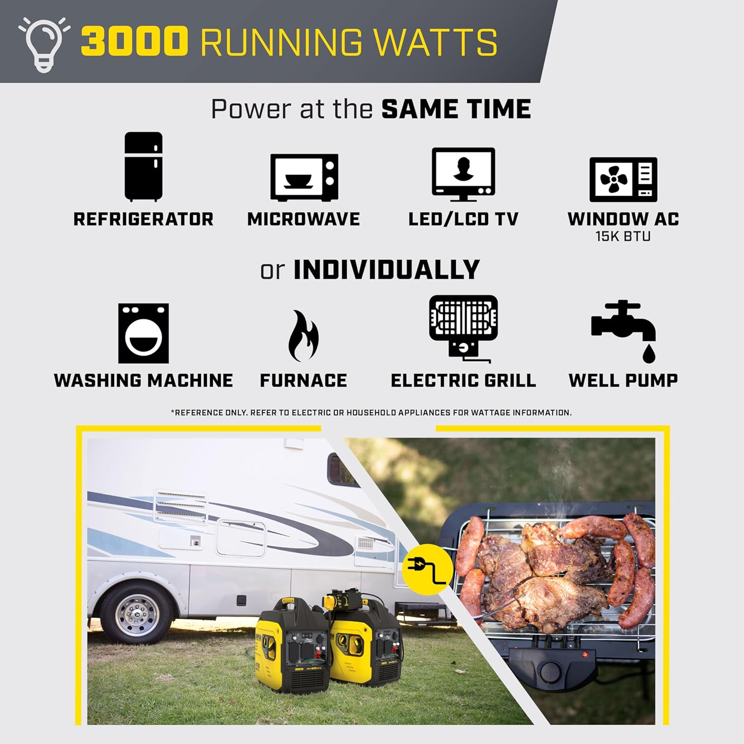 4000-Watt Portable Inverter Generator V859012