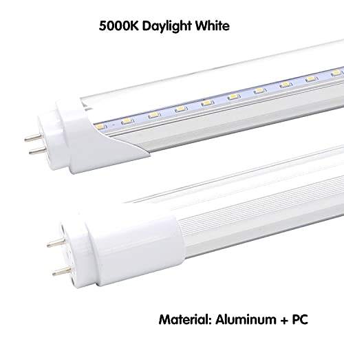 2FT 8W LED Light Tube, 5000K Daylight White, Pack of 4 T86001