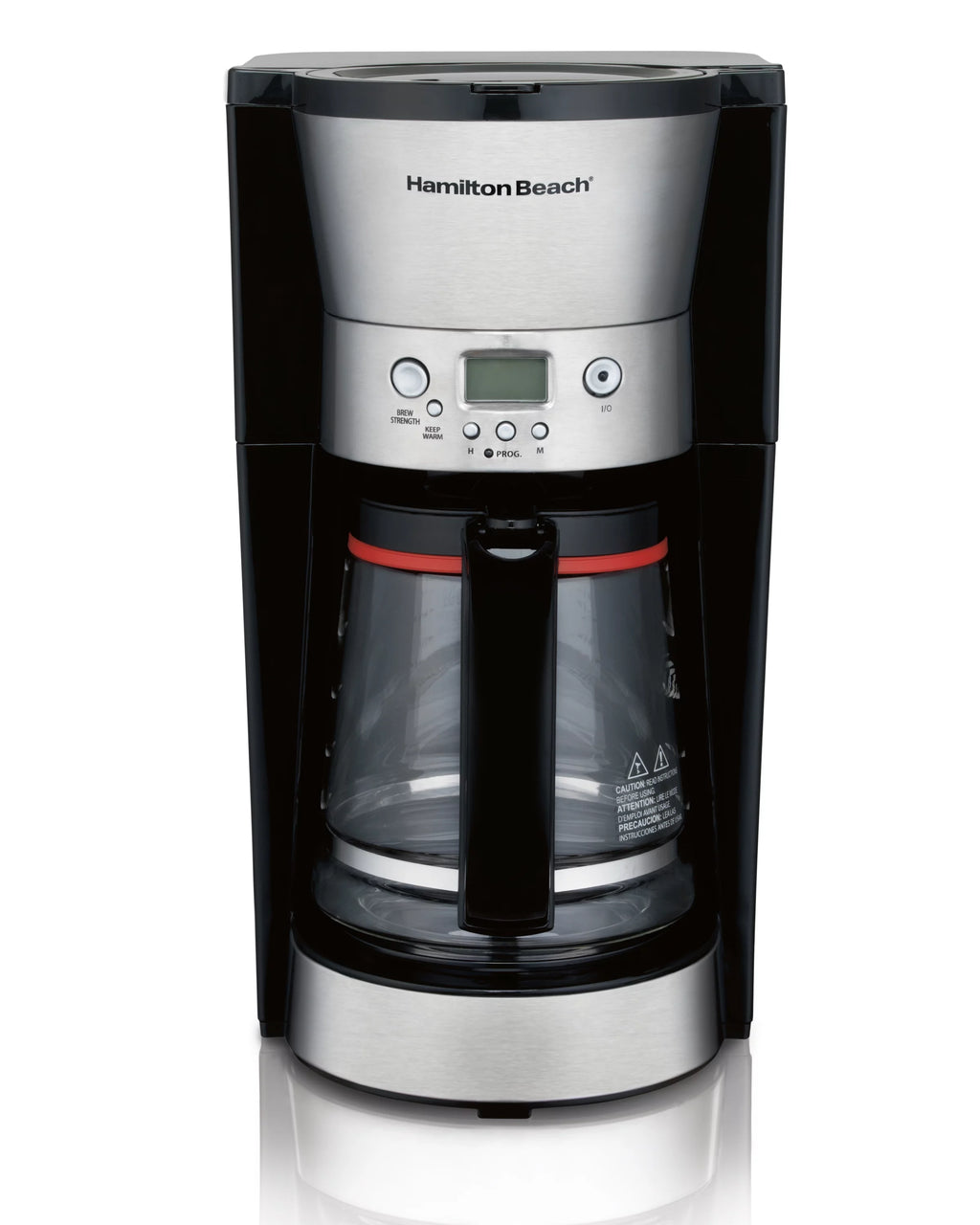12 Cups Black Programmable Coffee Maker Q63951