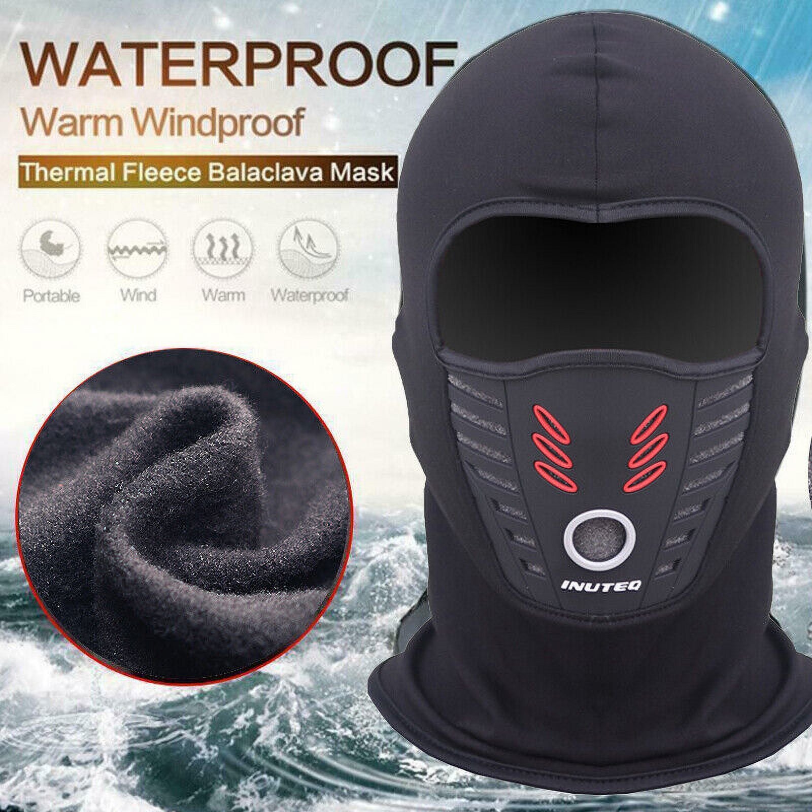 Black Tactical Balaclava Full Face Mask U2624