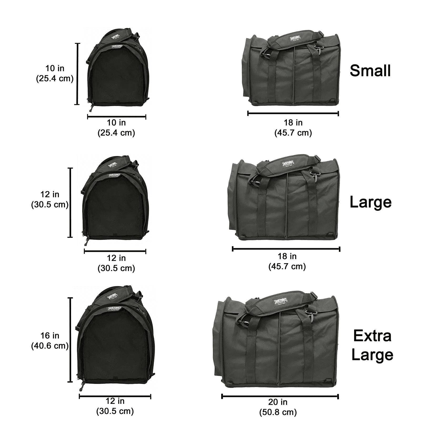Flexible Height Pet Carrier Large Bordeaux D1181