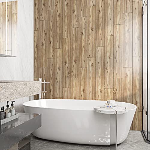 16-Tiles 6X36 Vinyl Flooring Peel and Stick Floor Tile Natural Wood Look Planks Waterproof Vinyl Plank Flooring J178493