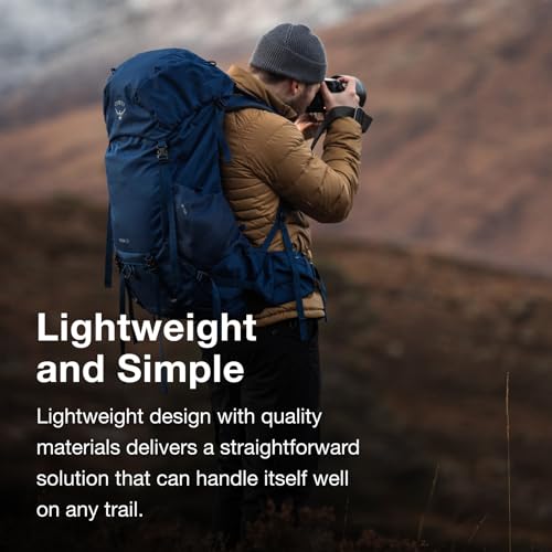 50L Blue Backpacking Backpack M7439