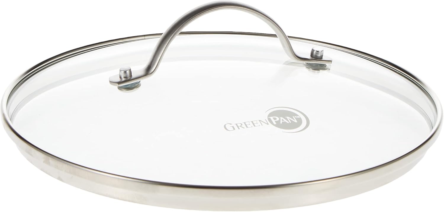 8" Hard Anodized Ceramic Nonstick Frying Pan with Glass Lid V112