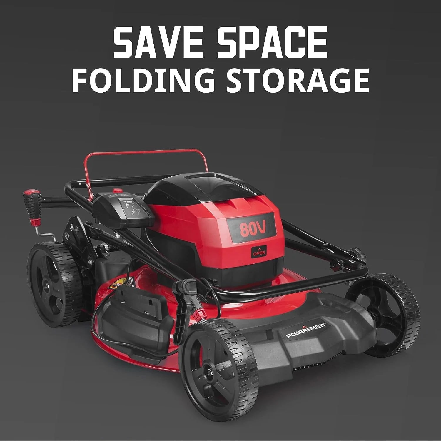 80V 21 Cordless Lawn Mower with 6.0Ah Lithium-Ion Battery & Charger R8789