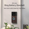 Satin Nickel Battery Doorbell B911670