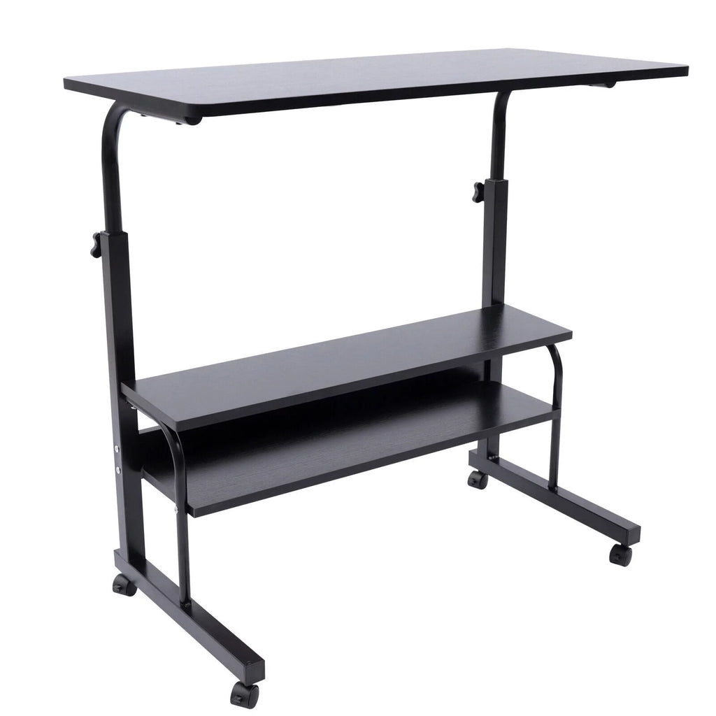 Adjustable Height Desk with Wheels Q812