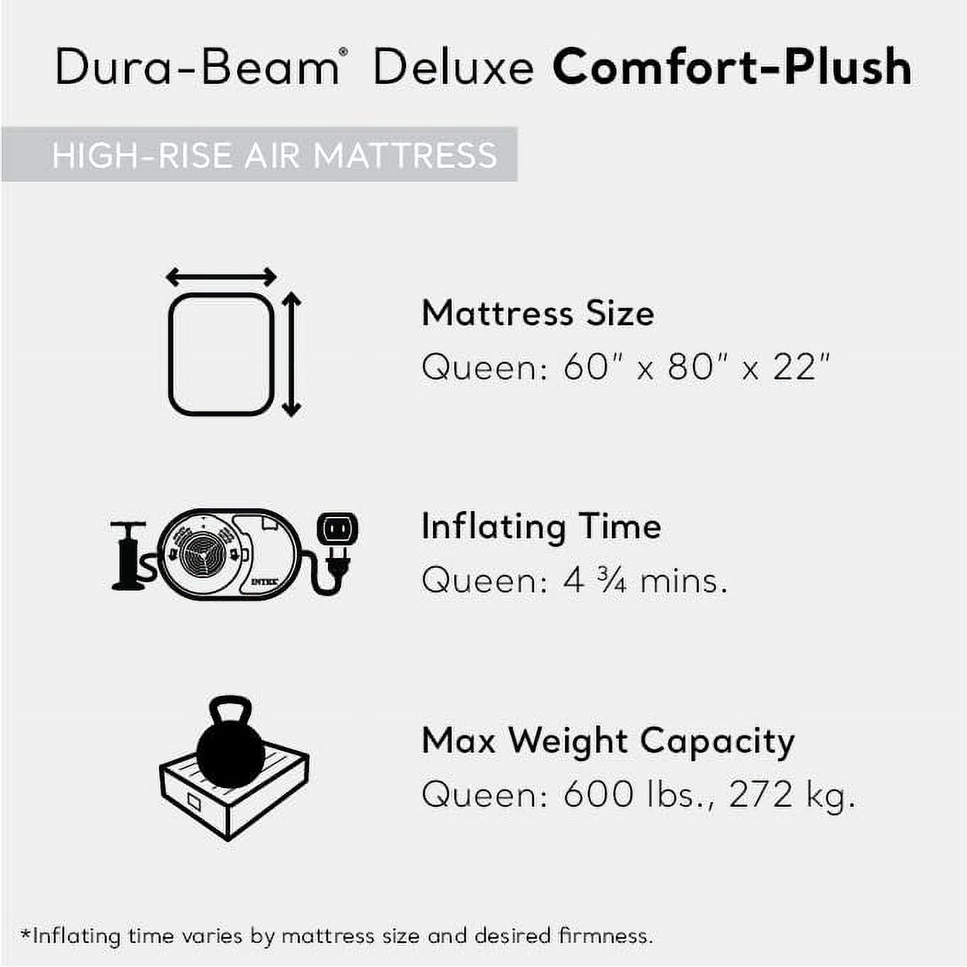 Queen Size Air Mattress with Built-in Electric Pump Y89113