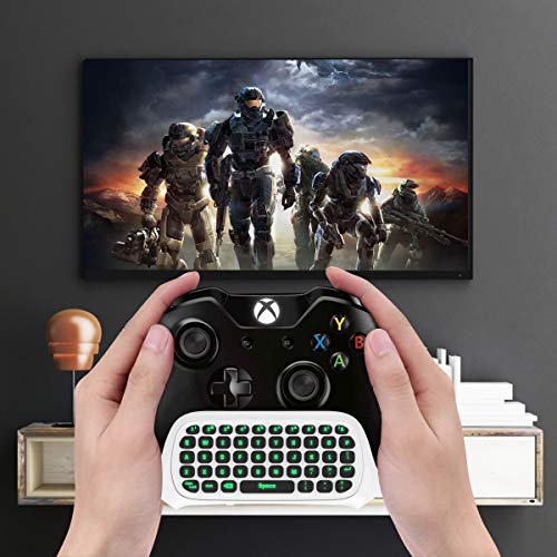 Green Backlight Wireless Chatpad Keyboard for Xbox G319
