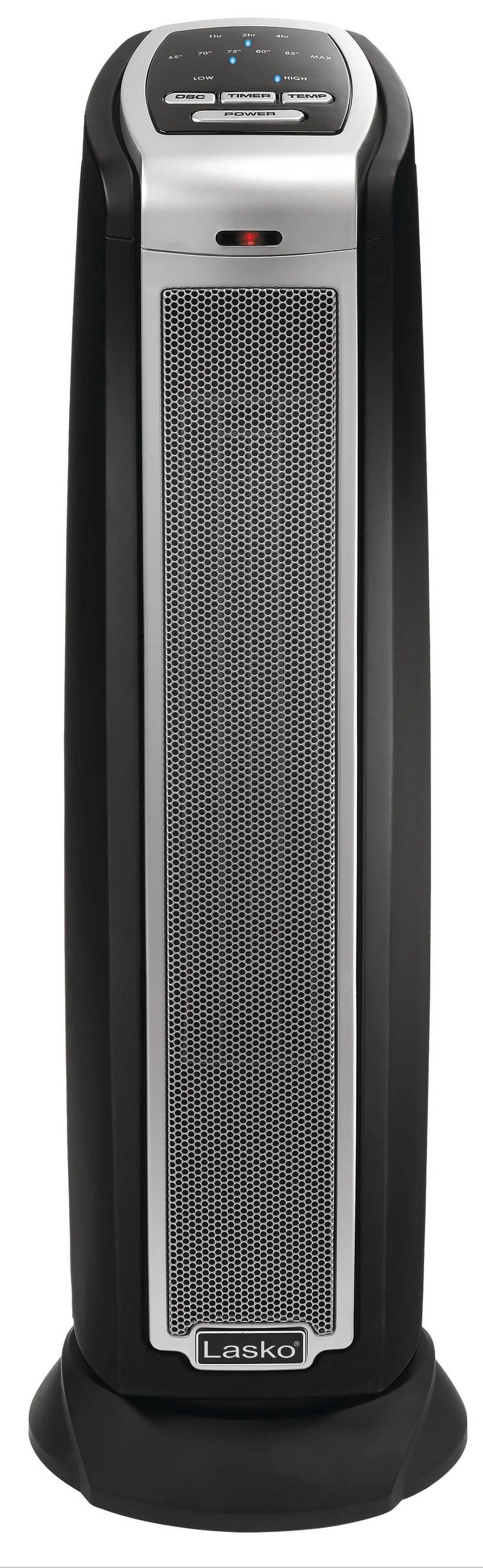 22.5 1500W Oscillating Ceramic Tower Electric Space Heater White U82093