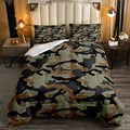 Camouflage Queen Size Comforter Set with Two Pillowcases U513