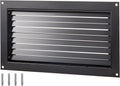 Black 8" x 16" Wall Mounted Flood Vent A118705