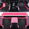 Gray Black Non-Slip Leather Floor Mats U4810