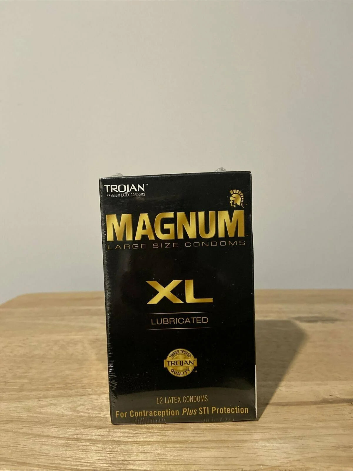 Magnum XL Lubricated Latex Condoms 12 Each (Pack of 3) R8354
