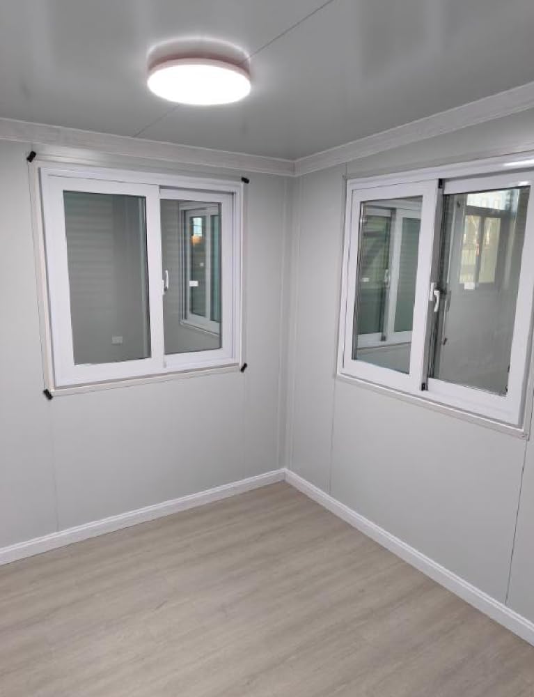 20ft Prefab White House with 2 Bedroom 1 Living room 1 bathroom 1 kitchen R866